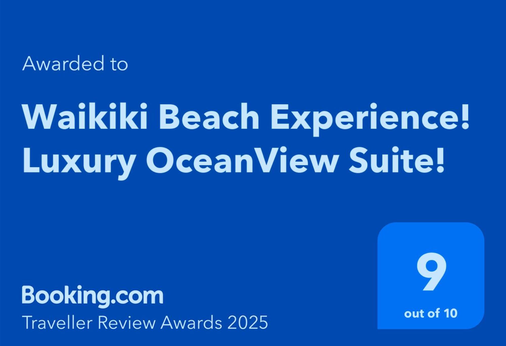 Waikiki Beach Experience! Luxury Oceanview Suite! Honolulu Extérieur photo
